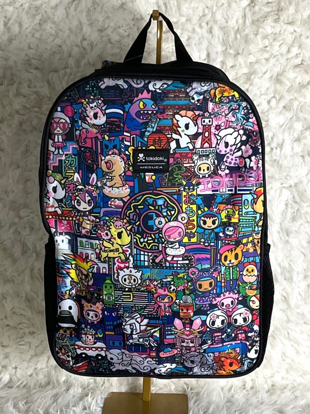 TOKIDOKI MESUCA COLORFUL CHARACTER BACKPACK~NEW WITH TAGS!